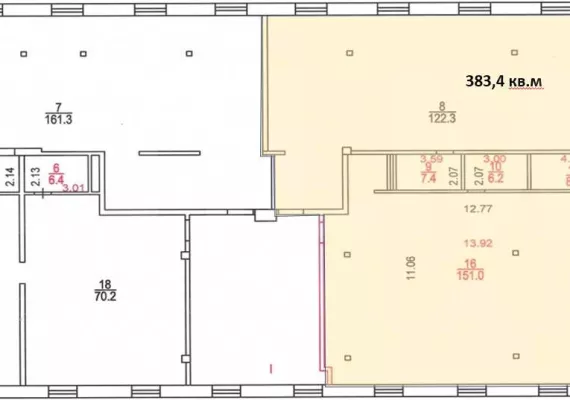 Арендный бизнес, 383.4 м², доход 447 300 руб., г Москва, Сходненский тупик, 16, стр. 4