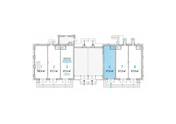 Арендный бизнес, 27 м², доход 520 000 руб., г Москва, Бол. Садовая ул., 6, стр. 2