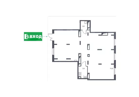 Арендный бизнес, 119.7 м², доход 280 000 руб., МО, г. Люберцы, мкр. Зенино, Некрасовский пр-д, 13