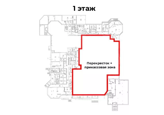 Помещение с арендаторами Дарк китчен The Бык, Альмагест