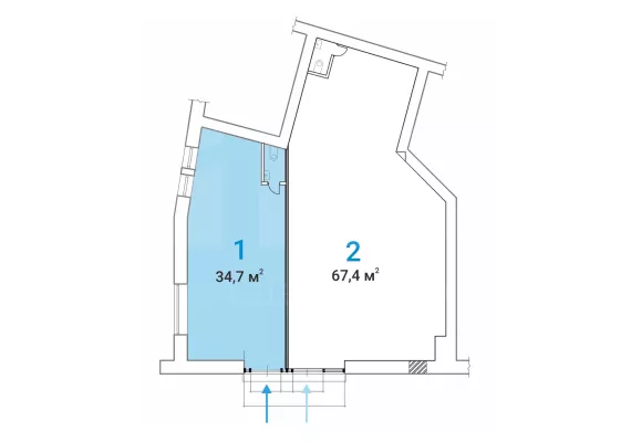 г Москва, Никольская ул., 25, 34.7 м², 1 этаж | Аренда