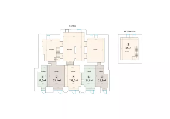 Остоженка ул., 5, 192.2 м², 1 этаж | Продажа