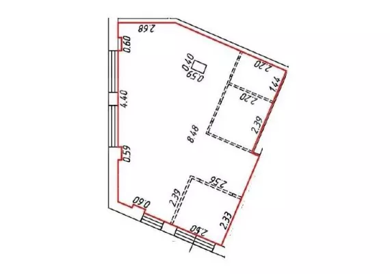 г. Москва, Очаковское ш., 5к1, 55 м², 1 этаж | Продажа