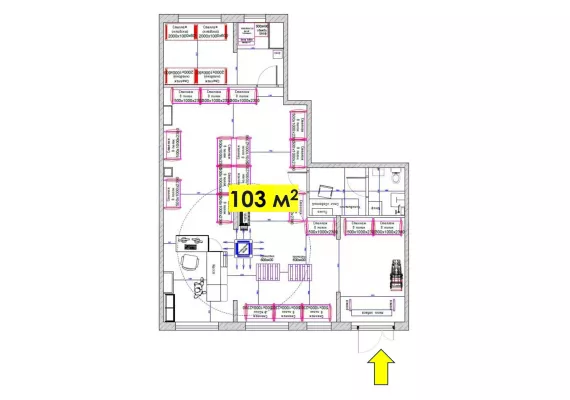 г. Москва, п. Филимонковское, ЖК Квартал Марьино, к2, 103 м², 1 этаж | Продажа