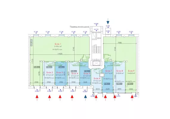 Арендный бизнес, 63.8 м², доход 680 000 руб., Планерная ул., 12, кор. 1