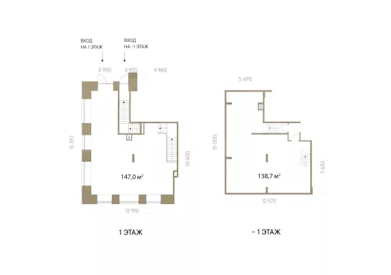 г Москва, Зубовская ул., 7, стр. 1, 285.7 м², -1-1 этаж | Продажа