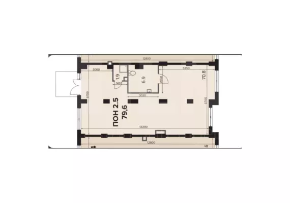 г. Москва, Ленинградское ш., 228к2, 79.6 м², 1 этаж | Продажа