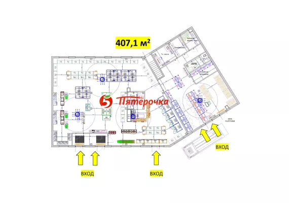 Арендный бизнес, 407 м², доход 1 424 500 руб., Москва, пос. Рязановское, ЖК Подольские Кварталы, к4, район Щербинка