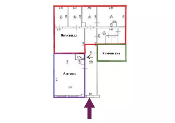 г Москва, Вавилова ул., 81, кор. 1, 152 м², 1 этаж | Продажа