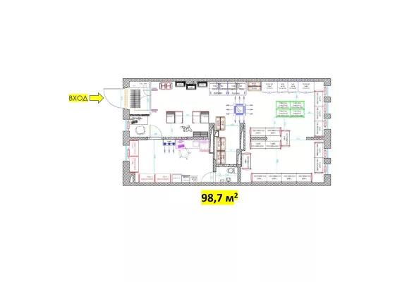 МО, Ленинский г.о., Коробово д., Горки парк, к. 4.1, 98.7 м², 1 этаж | Продажа