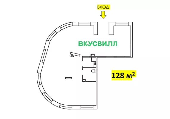 Арендный бизнес, 128 м², доход 377 600 руб., г. Москва, ЖК «Движение Говорово», к1