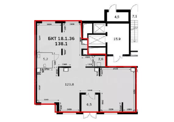 МО, Ленинский г.о. Развилка пос., Римский пр-д, 8, 138.1 м², 1 этаж | Продажа