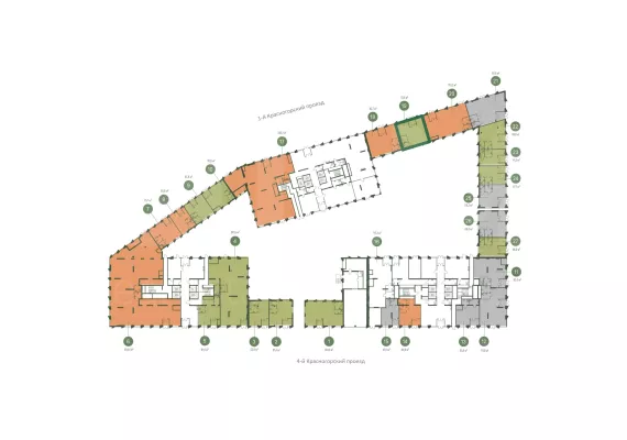 г. Москва, 4-й Красногорский пр-д, 2/4с3, 72.5 м², 1 этаж | Продажа