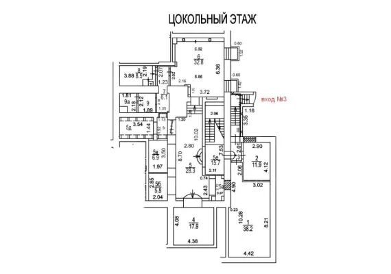 г Москва, Комсомольский пр-т, 15, стр. 2, 386.7 м², 1 этаж | Продажа