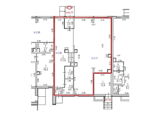 МО, г. Балашиха, Ситникова ул., 2, 124.1 м², 1 этаж | Продажа