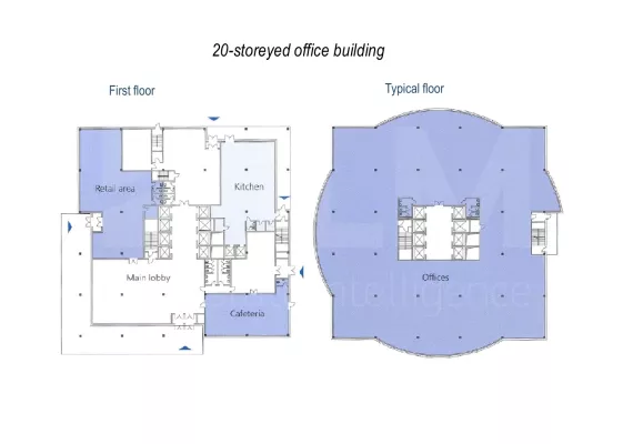 Арендный бизнес, 294.6 м², доход 683 333 руб., г Москва, Андропова пр-т, 18, стр. 1