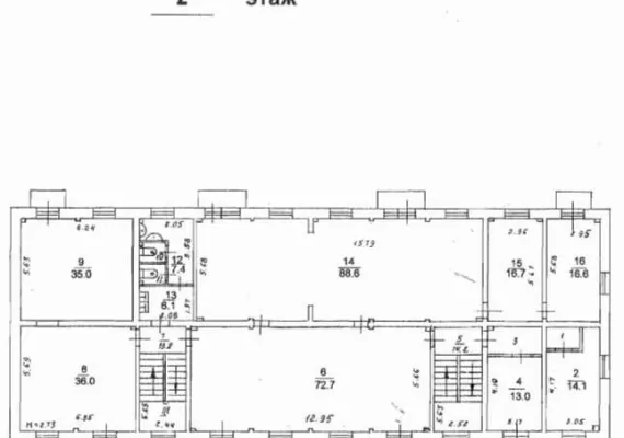 Арендный бизнес, 1040.6 м², доход 1 033 333 руб., г Москва, Стройкомбината пр-д, 6