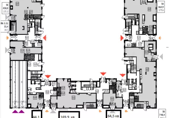 г Москва, Мантулинская ул., 9, стр. 3, 64.5 м², 1 этаж | Аренда