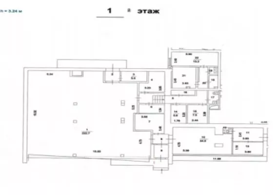 Арендный бизнес, 375.6 м², доход 680 000 руб., г Москва, Сокольнический Вал ул., 22