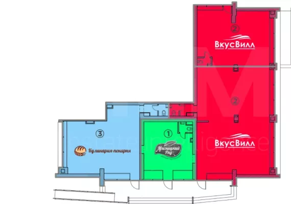 г Москва, Ярцевская ул., 29, кор. 1, 65.5 м², 1 этаж | Продажа