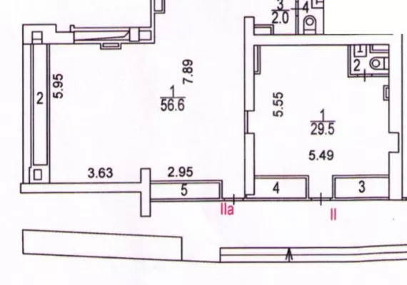 г Москва, Ярцевская ул., 29, кор. 1, 65.5 м², 1 этаж | Продажа