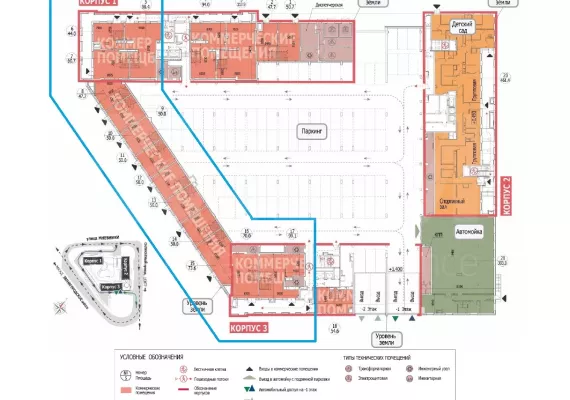 г Москва, ул Мнёвники, д 5 к 2, 1224 м², 1 этаж | Аренда