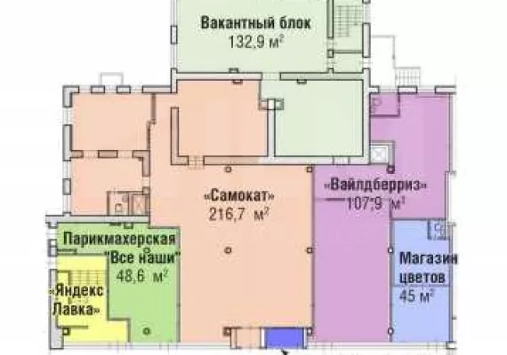 Арендный бизнес, 1180.3 м², доход 1 030 300 руб., г Москва, Байкальская ул., 31