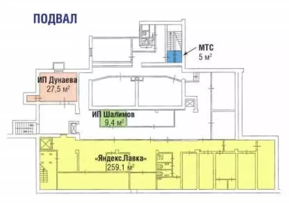 Арендный бизнес, 1180.3 м², доход 1 030 300 руб., г Москва, Байкальская ул., 31