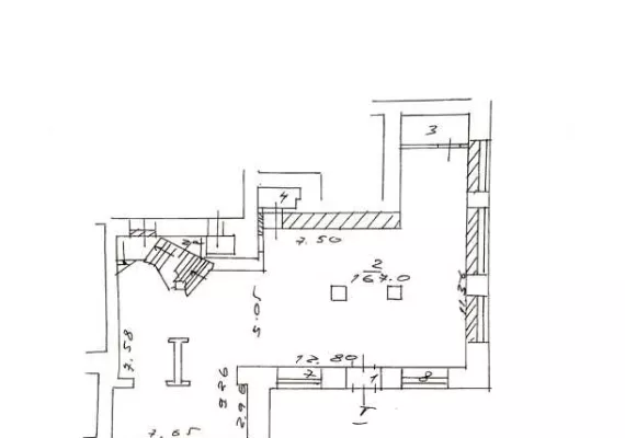 г Москва, Тверская ул., 6, 350.3 м², 1-2 этаж | Аренда