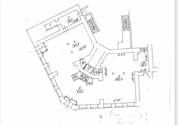 г Москва, ул Маросейка, д 9, 1374.5 м², 1-2 этаж | Аренда