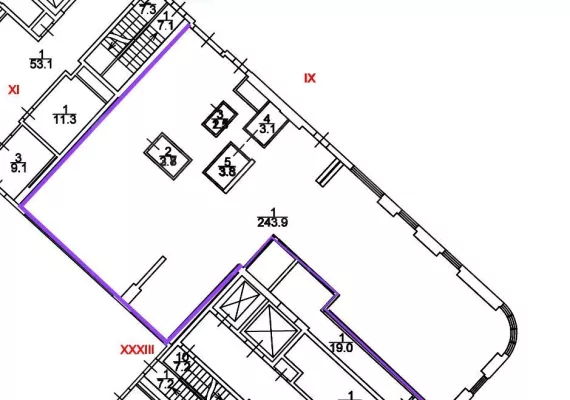 г Москва, пр-д Невельского, д 6 к 2, 255 м², 1 этаж | Аренда