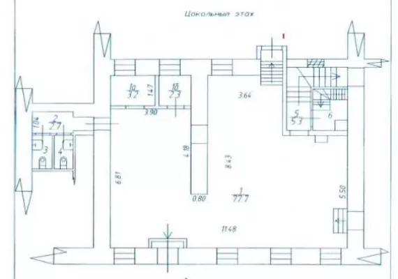 г Москва, Волхонка ул., 9, стр. 2, 100 м², 1 этаж | Продажа