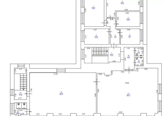 Арендный бизнес, 1286.9 м², доход 3 416 667 руб., г Москва, Руновский пер., 6, стр. 2