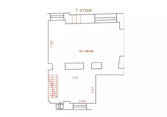 г Москва, ул Солянка, д 1/2 стр 1, 206 м², 1 этаж | Аренда