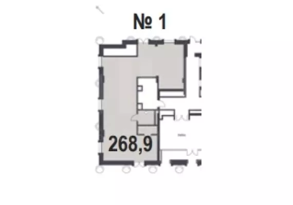 г Москва, Кутузовский пр-т, 12, 268.9 м², 1 этаж | Продажа