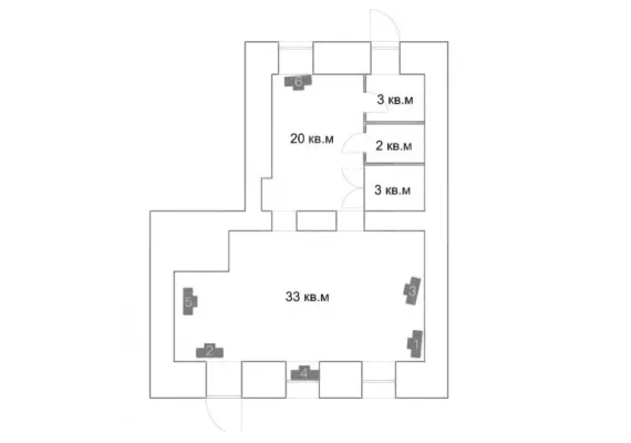 г Москва, Чистопрудный б-р, 12, кор. 4, 61 м², 1 этаж | Продажа