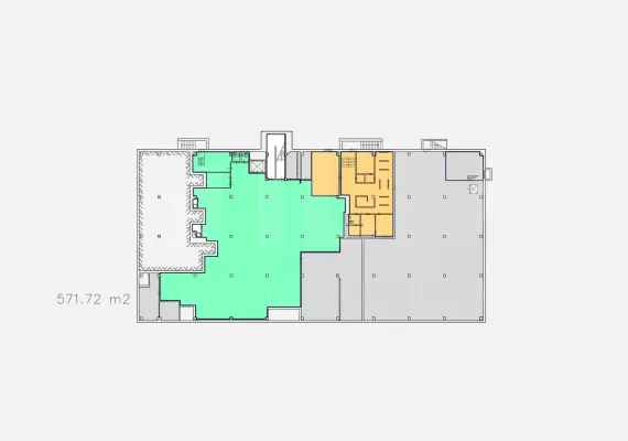 г Москва, Маршала Катукова ул., 23, 1068.3 м², -1-2 этаж | Аренда