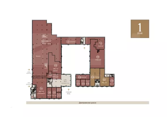 г Москва, Дмитровское ш., 81, 210.9 м², 1 этаж | Продажа