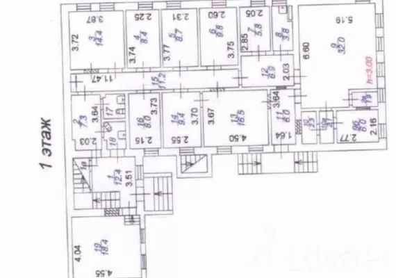 г Москва, Бол. Каретный пер., 20, стр. 2, 405.3 м², 1 этаж | Продажа