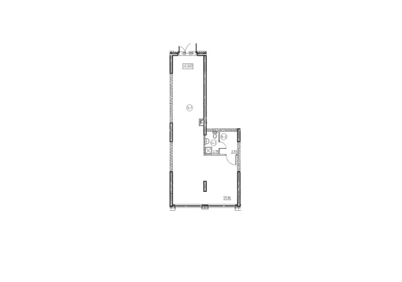 Арендный бизнес, 66.76 м², доход 291 074 руб., Нагатинская пойма, проектируемый пр-д, 4062, вл.6