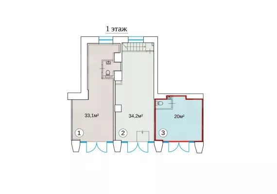 г Москва, Тверская ул., 25/12, 20 м², 1 этаж | Аренда