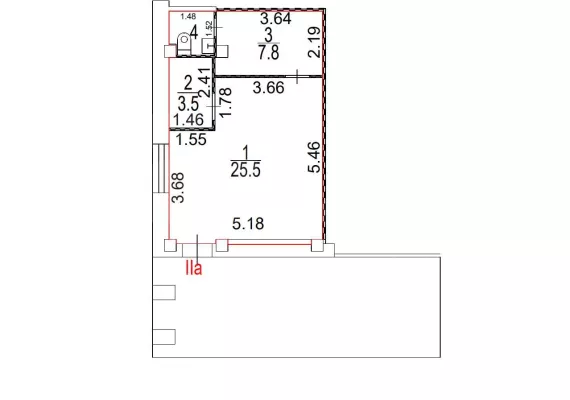 г Москва, Стромынка ул., 19, кор.1, 39 м², 1 этаж | Продажа