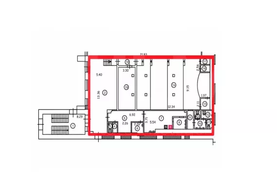 г Москва, Рочдельская ул., 15, 304.5 м², 1 этаж | Аренда