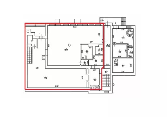 г Москва, Рочдельская ул., 15, 634.9 м², 1 этаж | Аренда