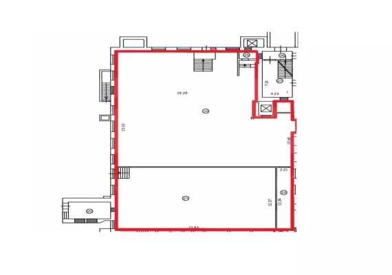 г Москва, Рочдельская ул., 15, 752.3 м², 1 этаж | Аренда