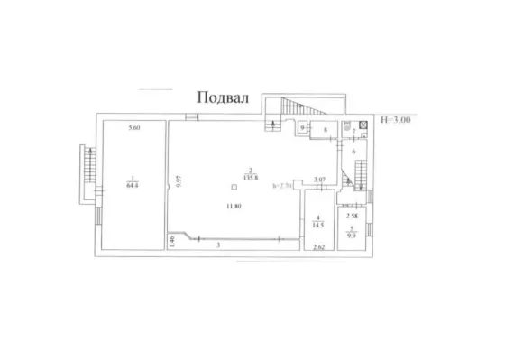 г Москва, Душинская ул., 10, 928.1 м², 1-2 этаж | Продажа