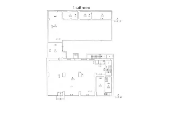 г Москва, Душинская ул., 10, 928.1 м², 1-2 этаж | Продажа