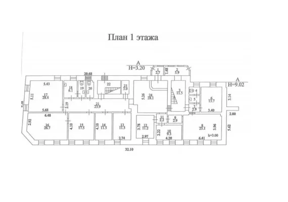 Арендный бизнес, 1110.92 м², доход 1 916 667 руб., г Москва, Озерковский пер., 1/18