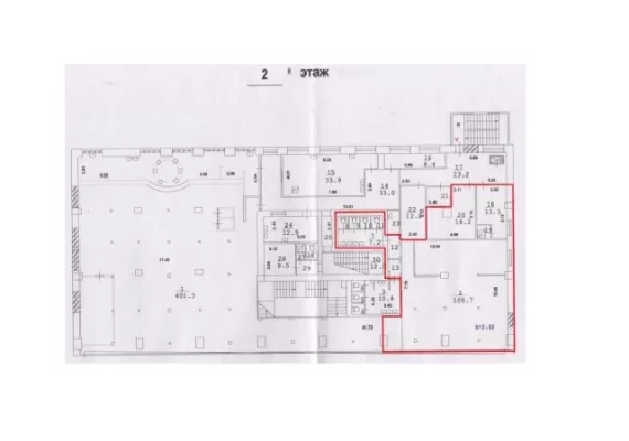 г Москва, Нахимовский пр-т, 57, стр. 1, 161.2 м², 2 этаж | Аренда