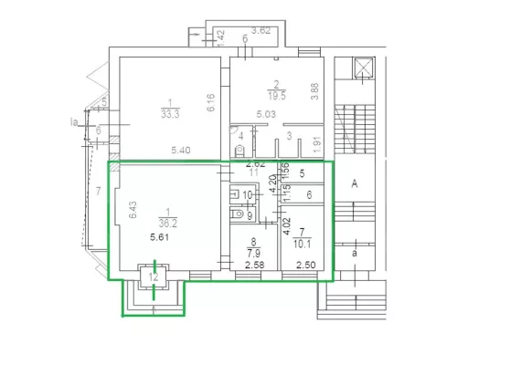 г Москва, Грузинский пер, д 16 стр 1, 71.5 м², 1 этаж | Аренда